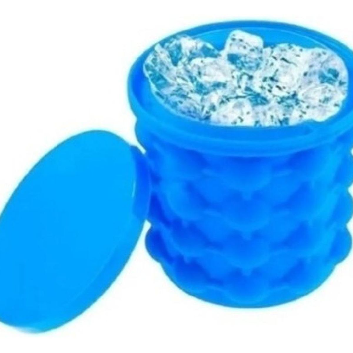 GENERICO - Hielera de Silicona con Tapa Hermética para Hielo