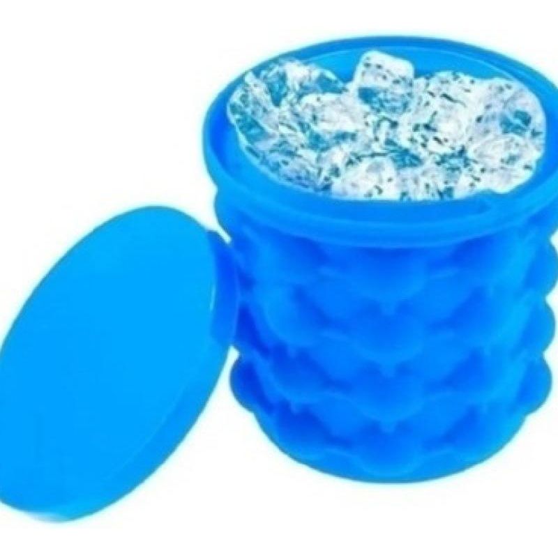 GENERICO - Hielera de Silicona con Tapa Hermética para Hielo