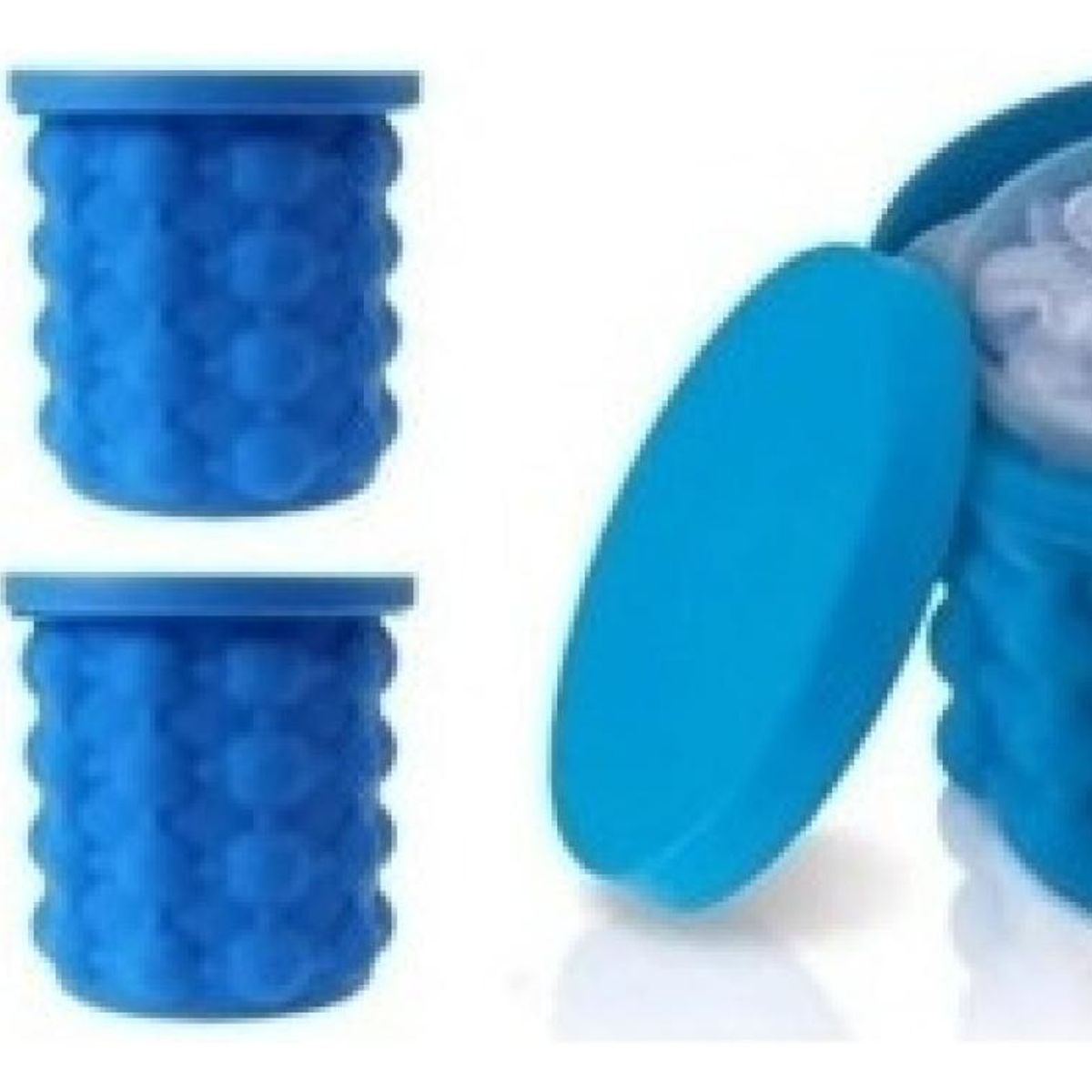 GENERICO - Hielera de Silicona con Tapa Hermética para Hielo