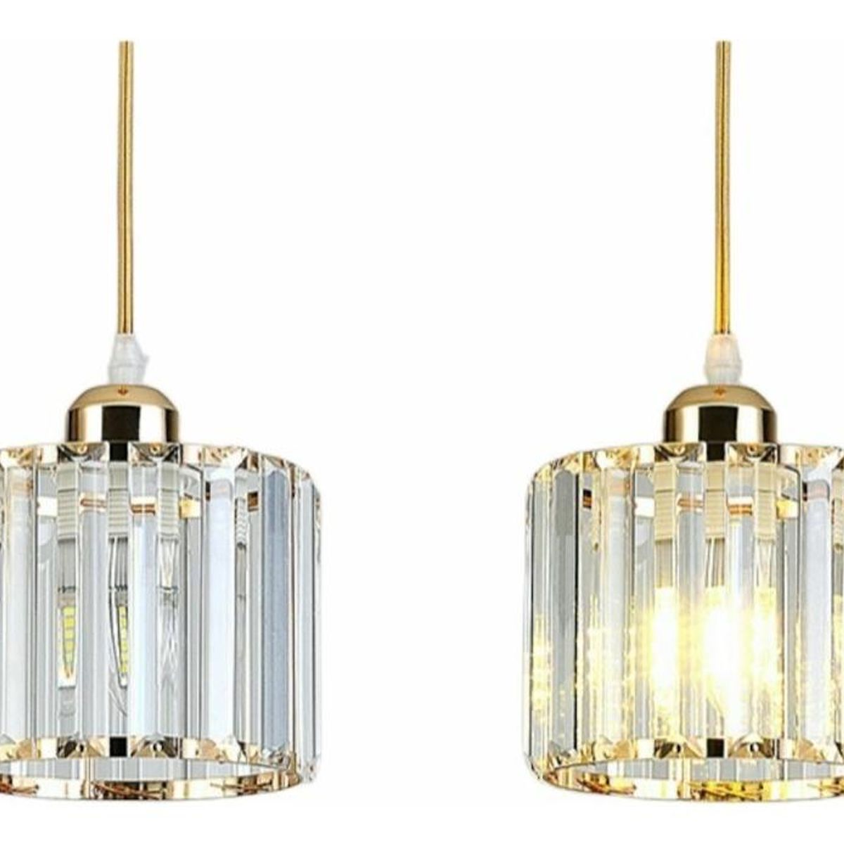 GENERICO - Lámpara Colgante Nórdica de Cristal para Dormitorio