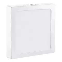GENERICO - Foco LED Panel Plafón Cuadrado 12W Luz Fría de 6500K