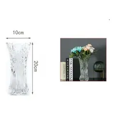 GENERICO - Jarrones de Cristal Prensado para Decoración Floral