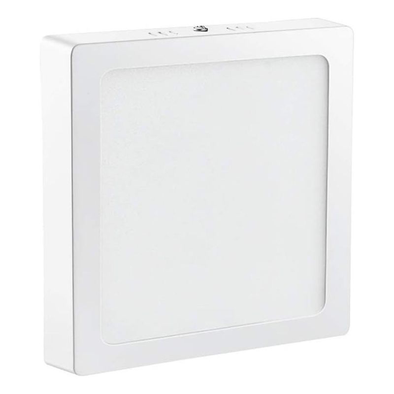 GENERICO - Foco LED Cuadrado 18W Luz Fría Panel Plafón Sobrepuesto