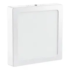 GENERICO - Foco LED Cuadrado 18W Luz Fría Panel Plafón Sobrepuesto