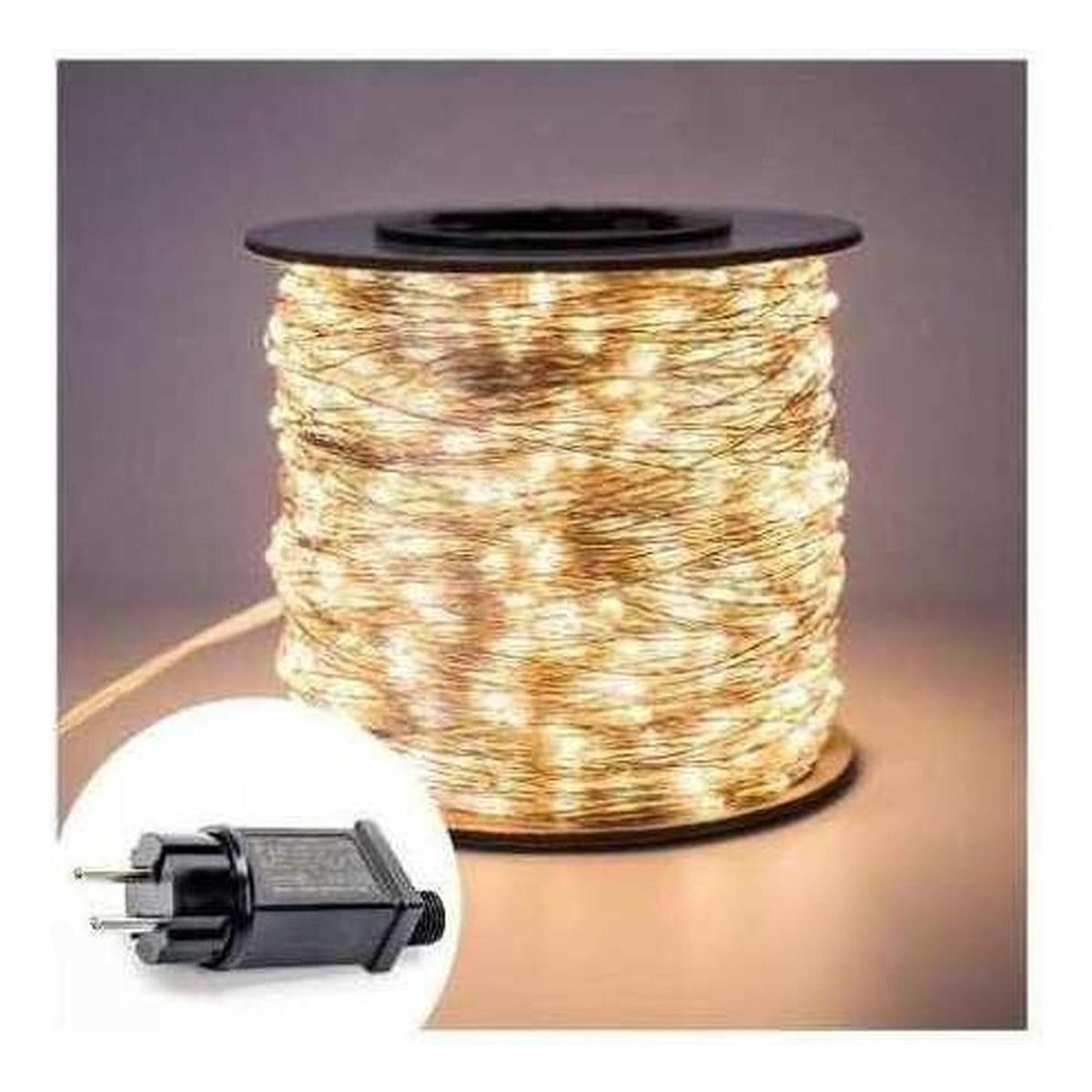 GENERICO - Guirnalda de Luces LED Cálida 50 Metros para Decoración