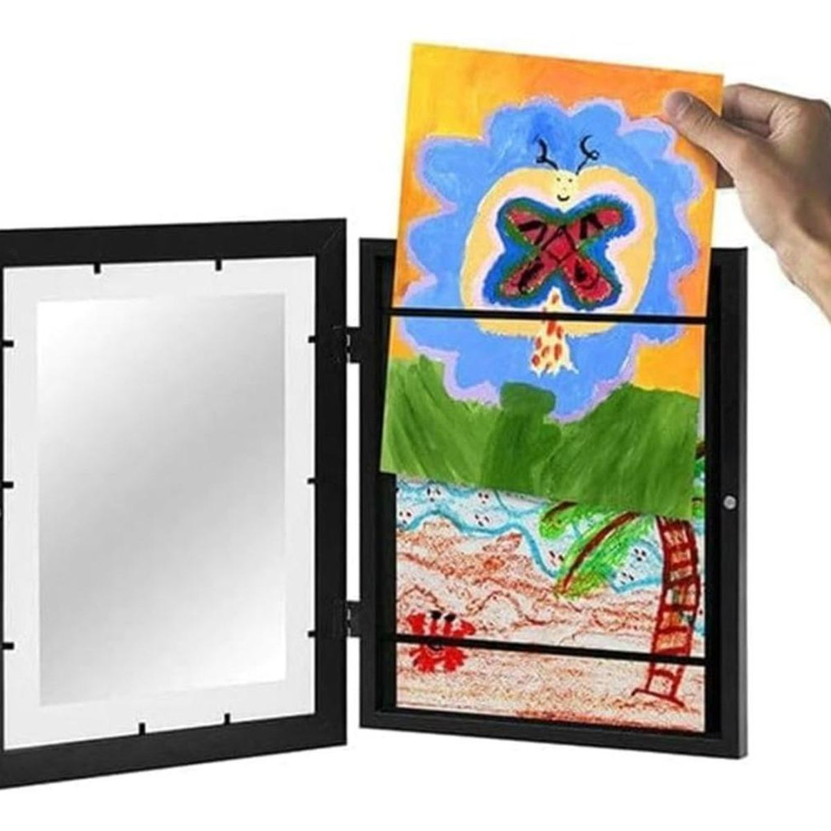 GENERICO - Marco de Arte A4 para Niños con Dibujos Intercambiables