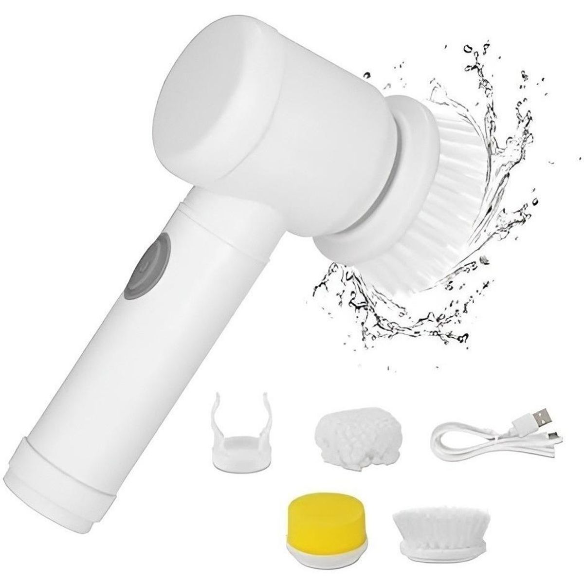 GENERICO - Cepillo Eléctrico Limpiador Multifuncional 5 en 1 para Cocina