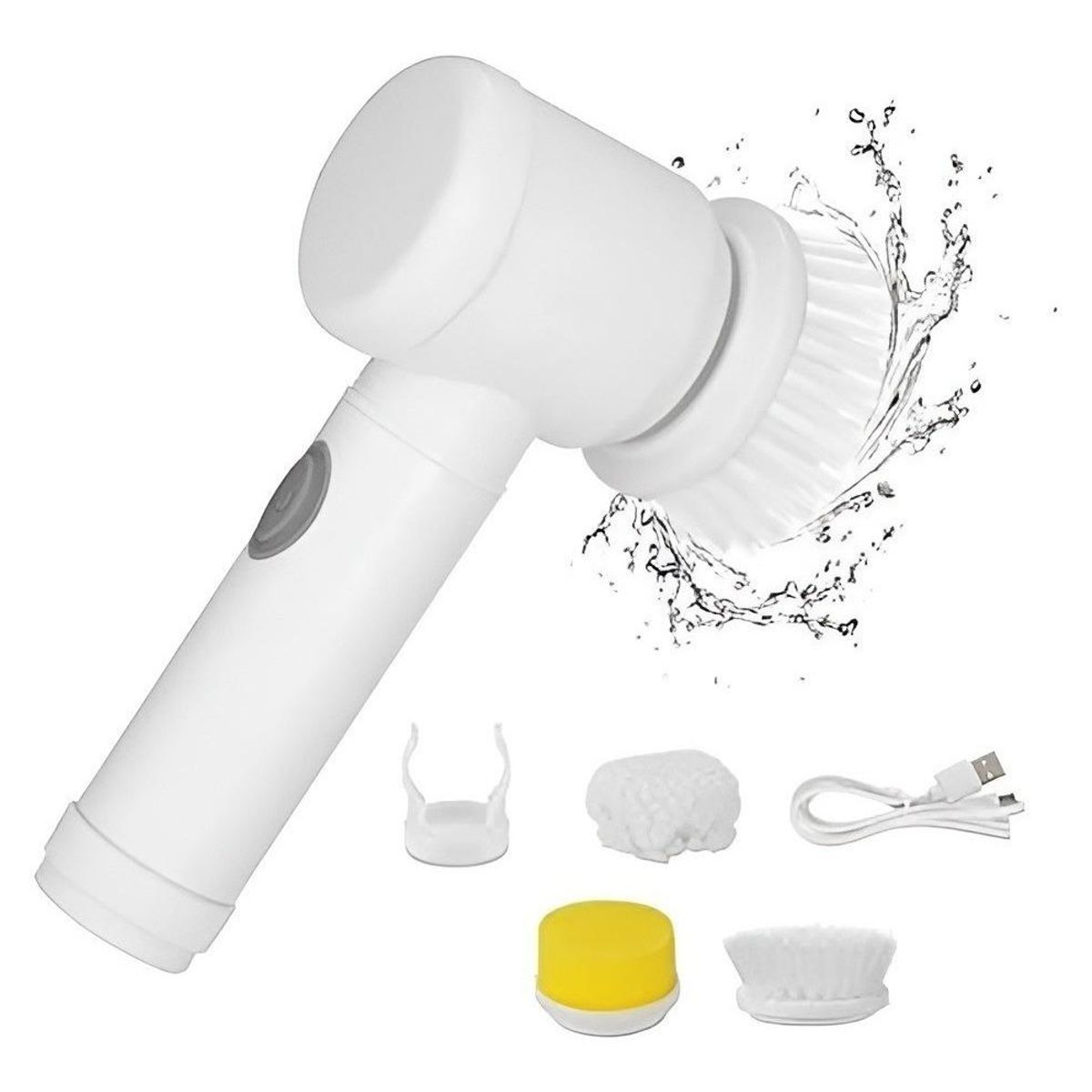 GENERICO - Cepillo Eléctrico Limpiador Multifuncional 5 en 1 para Cocina