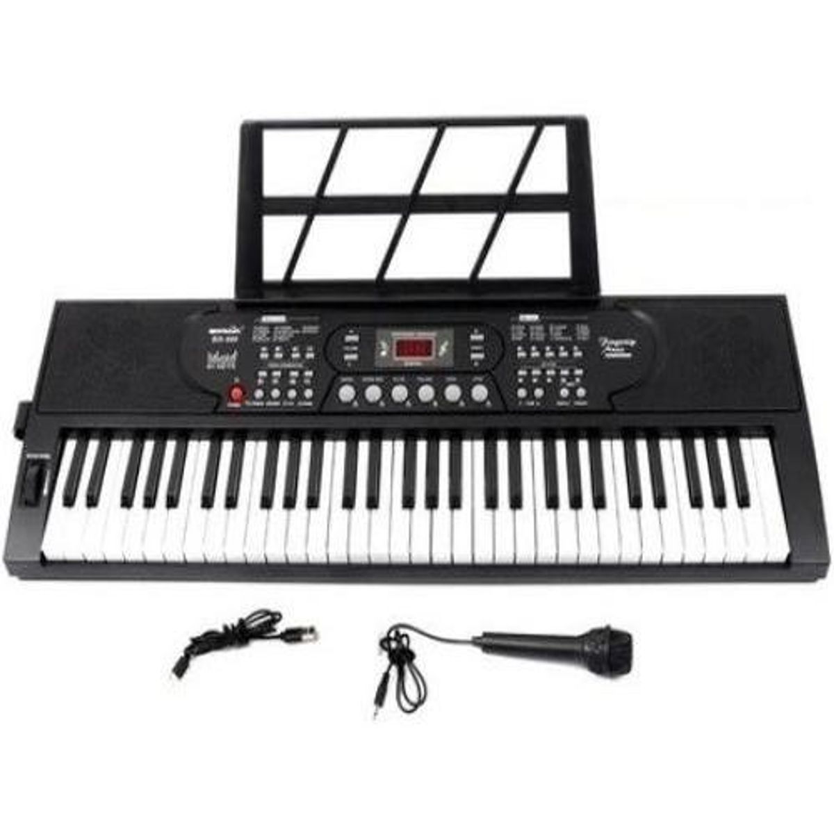 GENERICO - Teclado Musical de Piano con 61 Teclas y Funciones Avanzadas