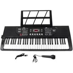 GENERICO - Teclado Musical de Piano con 61 Teclas y Funciones Avanzadas