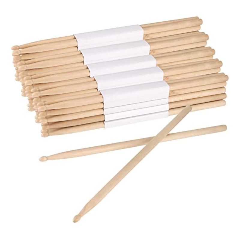 GENERICO - Baquetas de Madera Hickory 7A 5A y 5B para Percusión