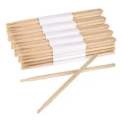 GENERICO - Baquetas de Madera Hickory 7A 5A y 5B para Percusión