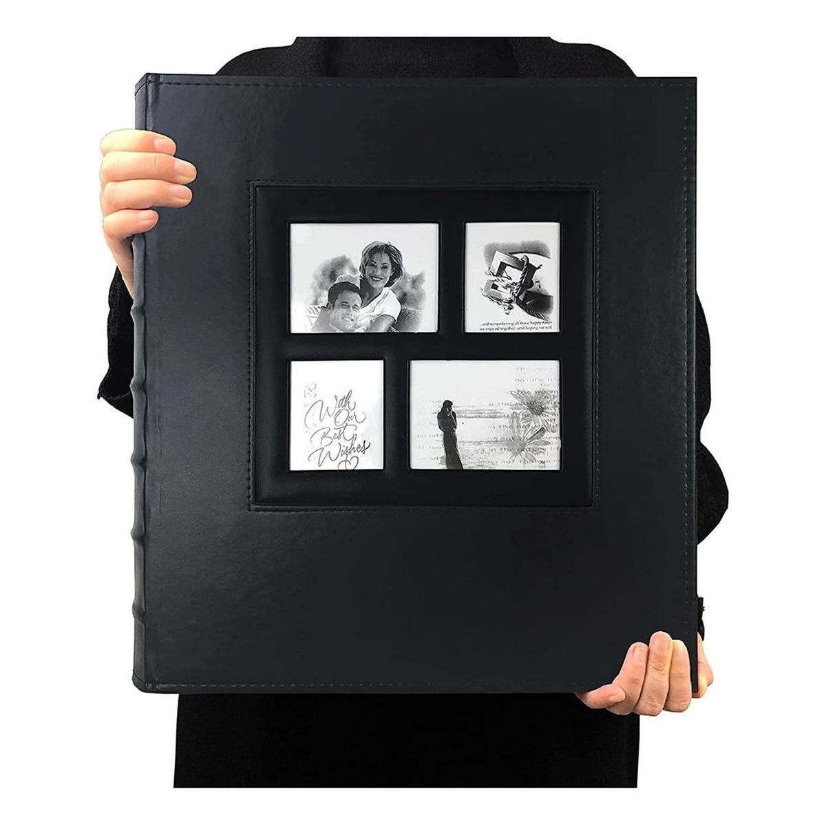 GENERICO - Álbum Fotográfico Negro para 600 Fotos