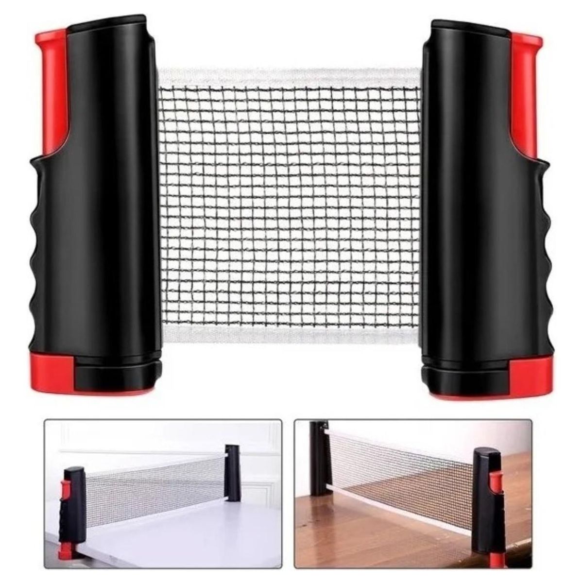 GENERICO - Red Adaptable para Ping Pong Ideal para Cualquier Mesa