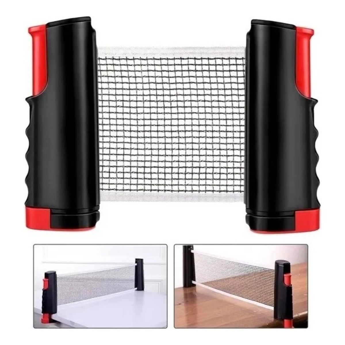 GENERICO - Red Adaptable para Ping Pong Ideal para Cualquier Mesa