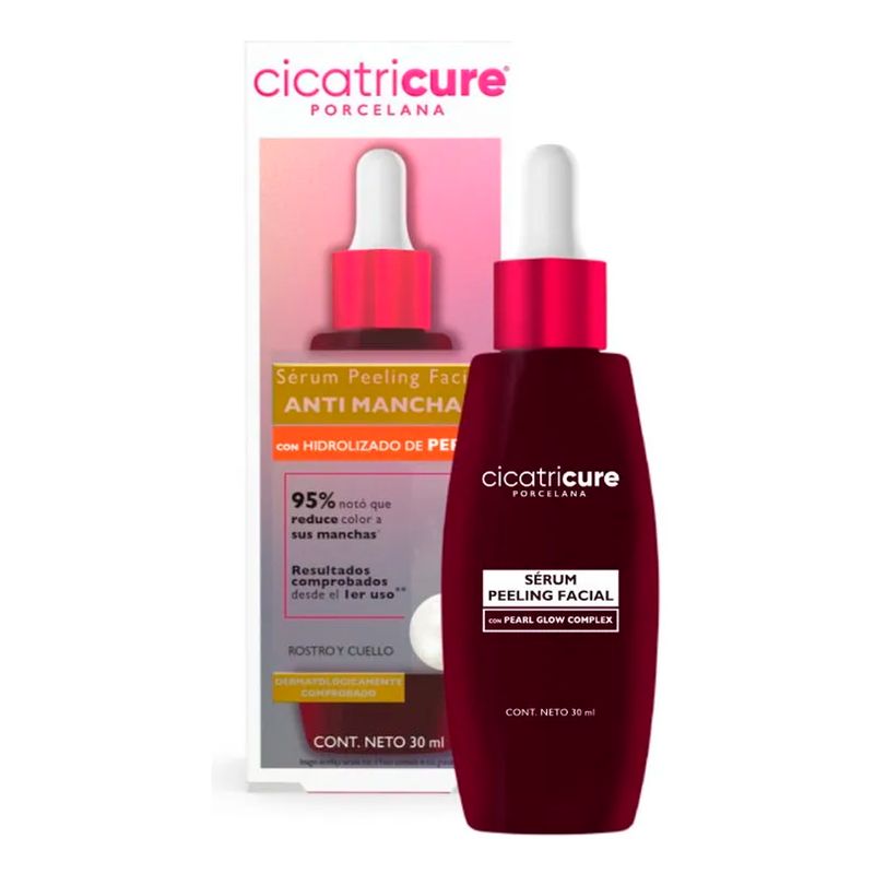 CICATRICURE - Serum Porcelana Peeling Facial Anti Manchas 30ml Cicatricure