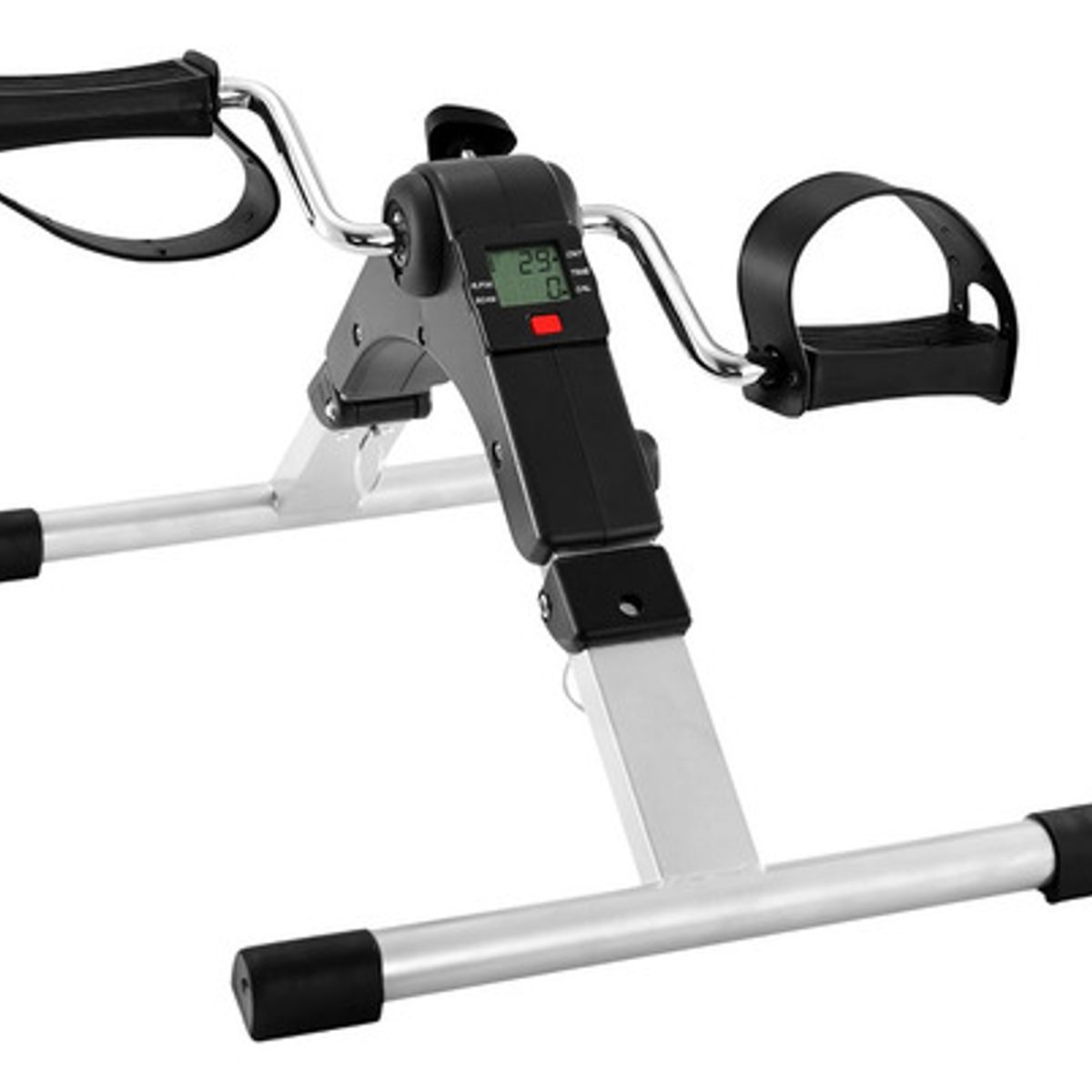 IRM - Mini Bicicleta Pedal Plegable Pantalla LCD 150kg Rehabilitacion Ejercicio Casa Oficina Pedalera