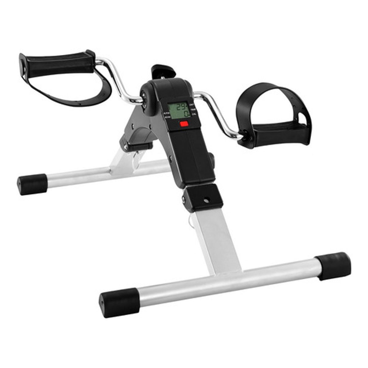 IRM - Mini Bicicleta Pedal Plegable Pantalla LCD 150kg Rehabilitacion Ejercicio Casa Oficina Pedalera