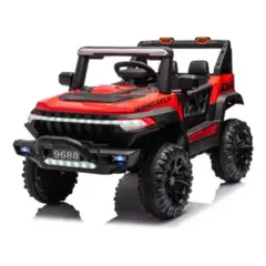 GENERICO - Jeep Eléctrico 12V para Niños con Control Remoto y Cinturón
