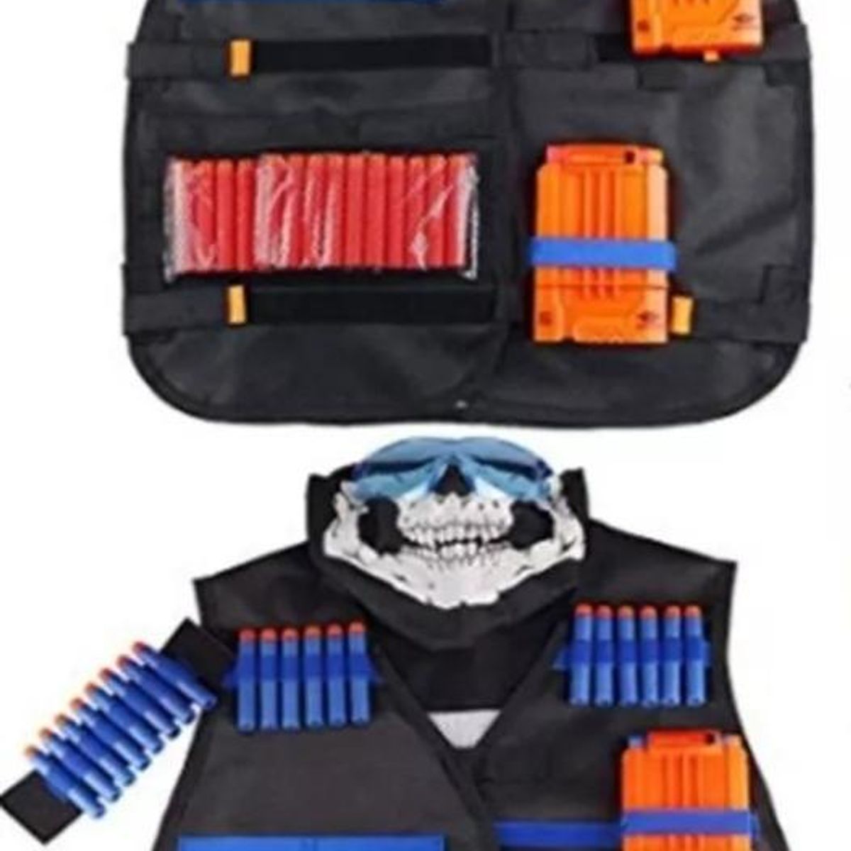 GENERICO - Kit Chaleco Táctico Infantil con Accesorios para Juegos