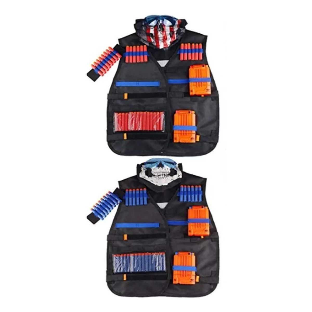 GENERICO - Kit Chaleco Táctico Infantil con Accesorios para Juegos