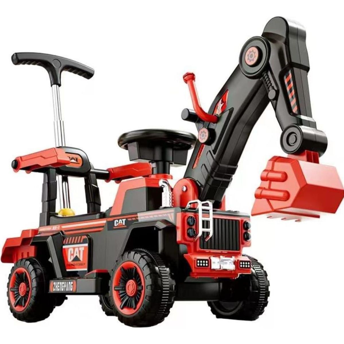 GENERICO - Excavadora de Juguete Grande para Niños con Luces