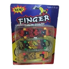 GENERICO - Pack de 3 Mini Juegos de Skate para Dedos Patinetas