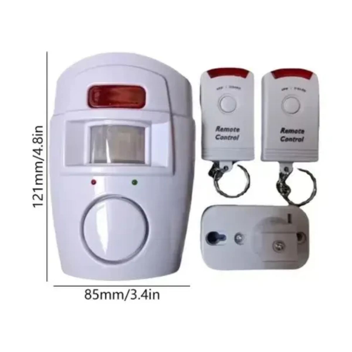GENERICO - Detector De Sirena De Alarma Con Sensor De Movimiento Inalám.