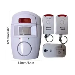 GENERICO - Detector De Sirena De Alarma Con Sensor De Movimiento Inalám.