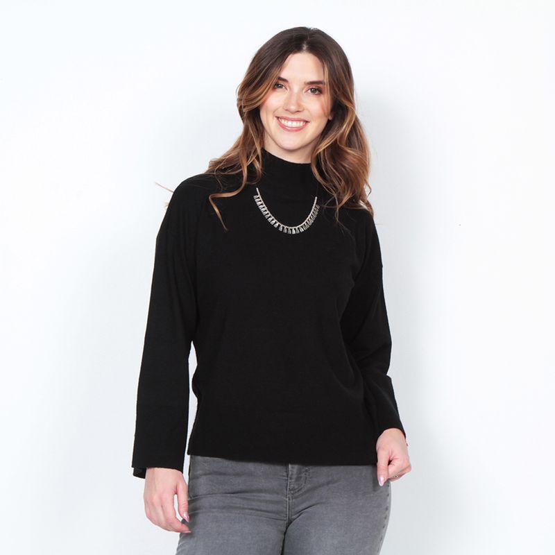 WADOS - SWEATER MANGA LARGA CUELLO ALTO.