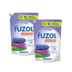 GENERICO - X2 Suavizante Fuzol Color Plus 1litro Frescura Suavidad