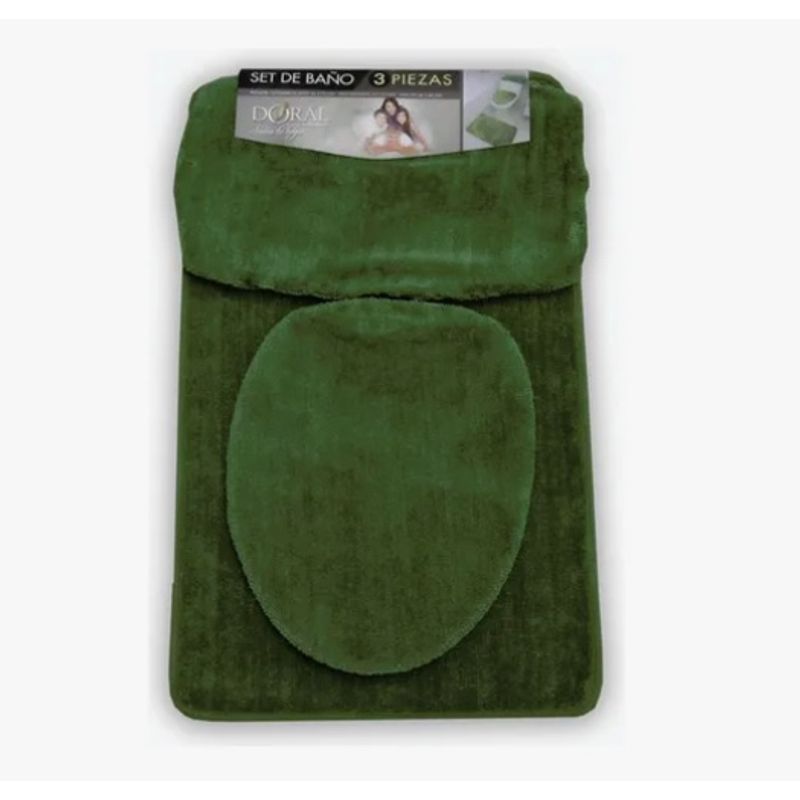 ATLAS - Set De Alfombras De Baño Verde