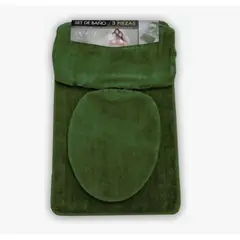 ATLAS - Set De Alfombras De Baño Verde