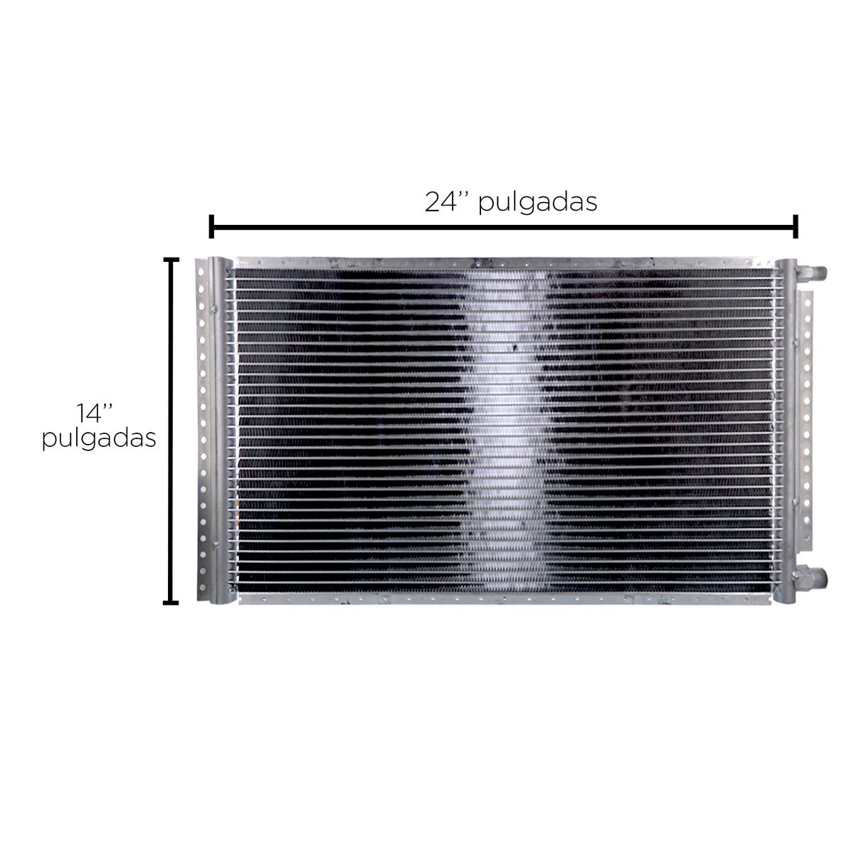 AMERICAN AIR - Condensador De Ac 14X24 Flujo Paralelo Universal.