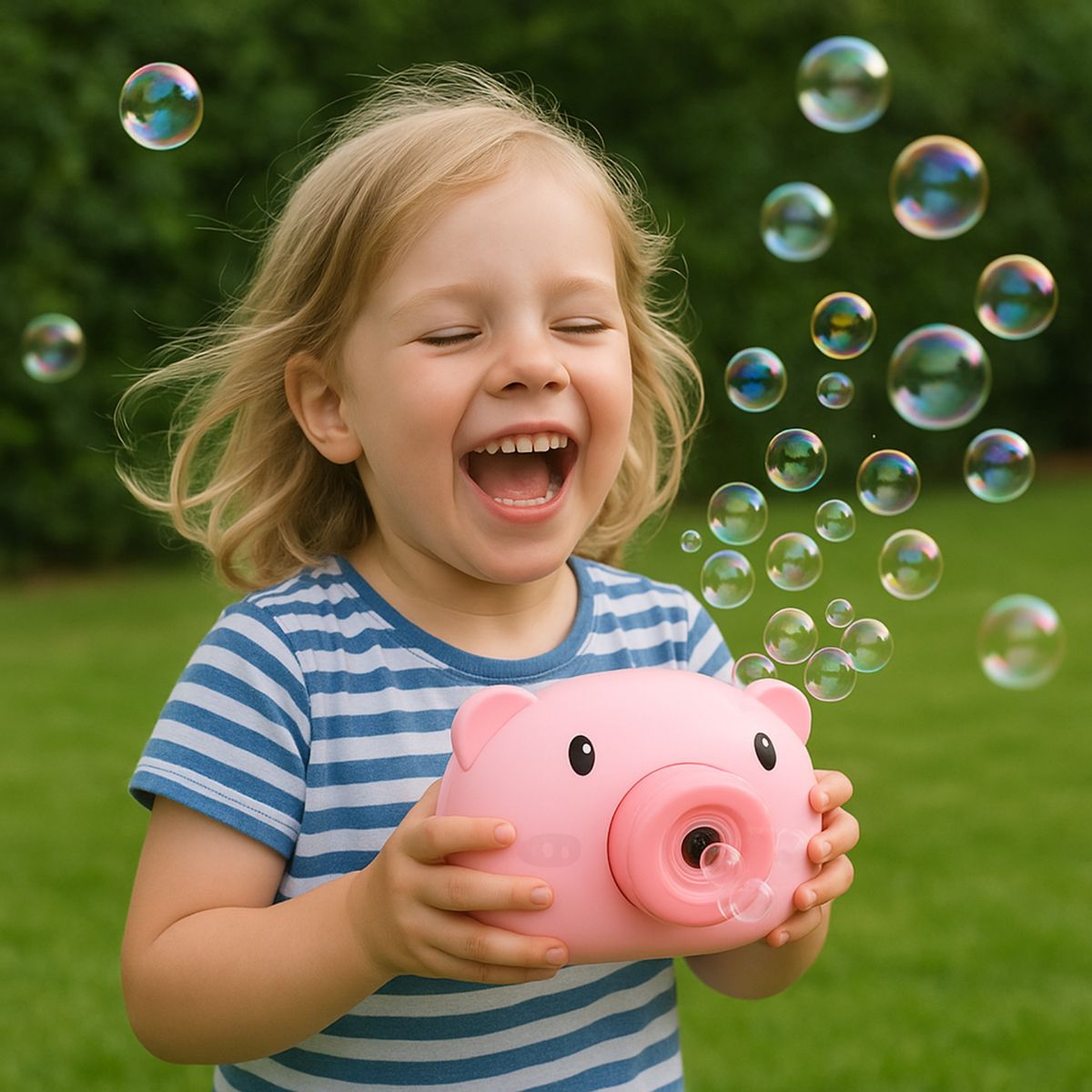 GENERICO - Máquina de Burbujas Chanchito Automática Infantil