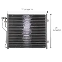 AMERICAN AIR - Condensador De Ac 21x18 Original Jeep Liberty.