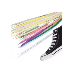 LIKE SHOP - 1 Par De Cordones Para Zapatilla. Planos, Colores. Oferta