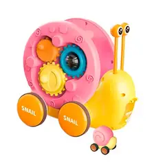 GENERICO - Caracol De Arrastre Bebes Xilófono Y Engranes Rosa