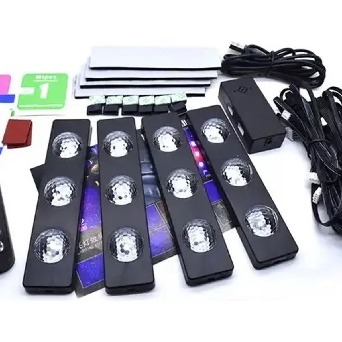 Luces Auto Para Interior Inalámbrica Con Control Remoto, marca GENERICO - Foto Principal