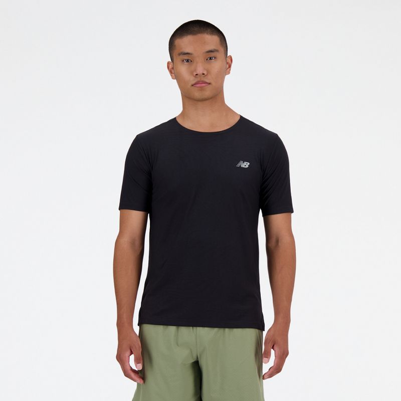 NEW BALANCE - Polera Hombre New Balance  Negro