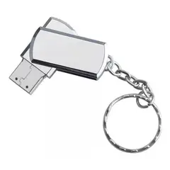 GENERICO - Pendrive Metalico Llavero 32gb Reclinable Flash Usb 20
