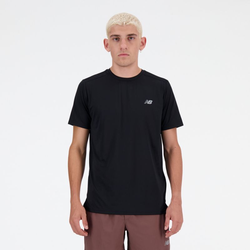 NEW BALANCE - Polera Hombre New Balance Negro