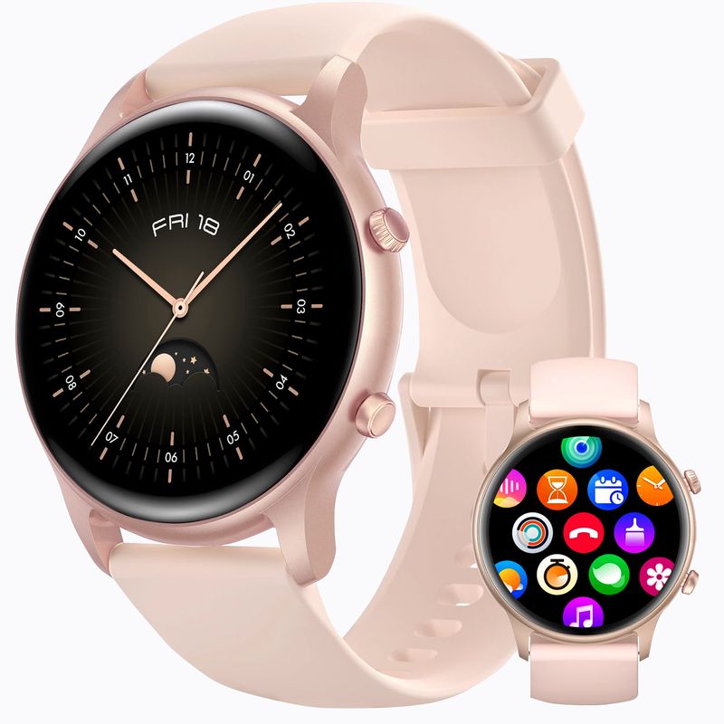 GENERICO - Reloj Inteligente Sweet Pink smartwatch Mujer  Android-iOS.