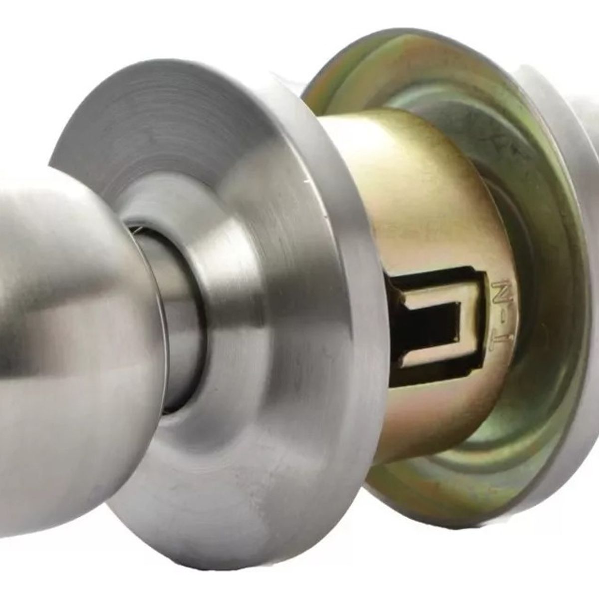 GENERICO - Chapa Pomo Interior Baño-Dormitorio Sin Llave