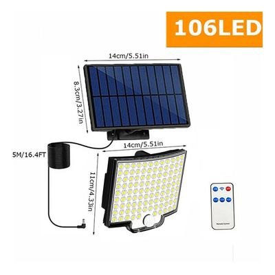 Imagen 2 del producto Lampara Led Solar Con Sensor De Movimiento
