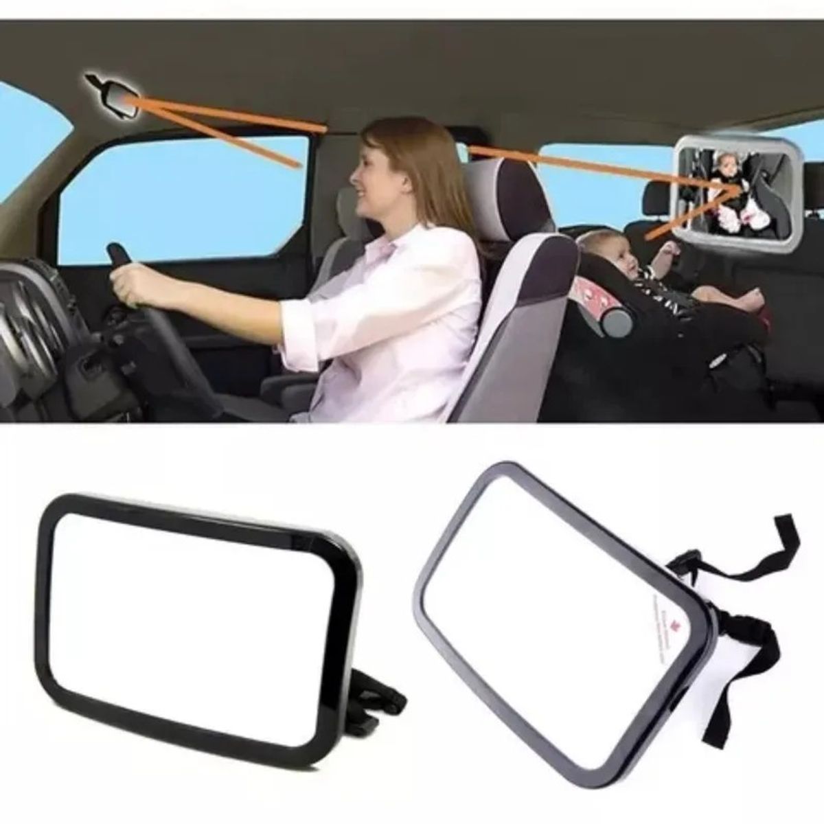 MOVI - Espejo Retrovisor de Seguridad para Auto Bebé