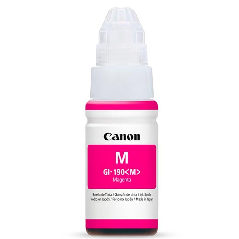 CANON - TINTA CANON Gi-190 MAGENTA, 70 ML. ORIGINAL