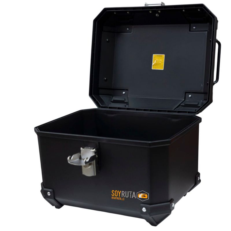 GENERICO - Maleta Top Case para Moto Negro Plástico 40L