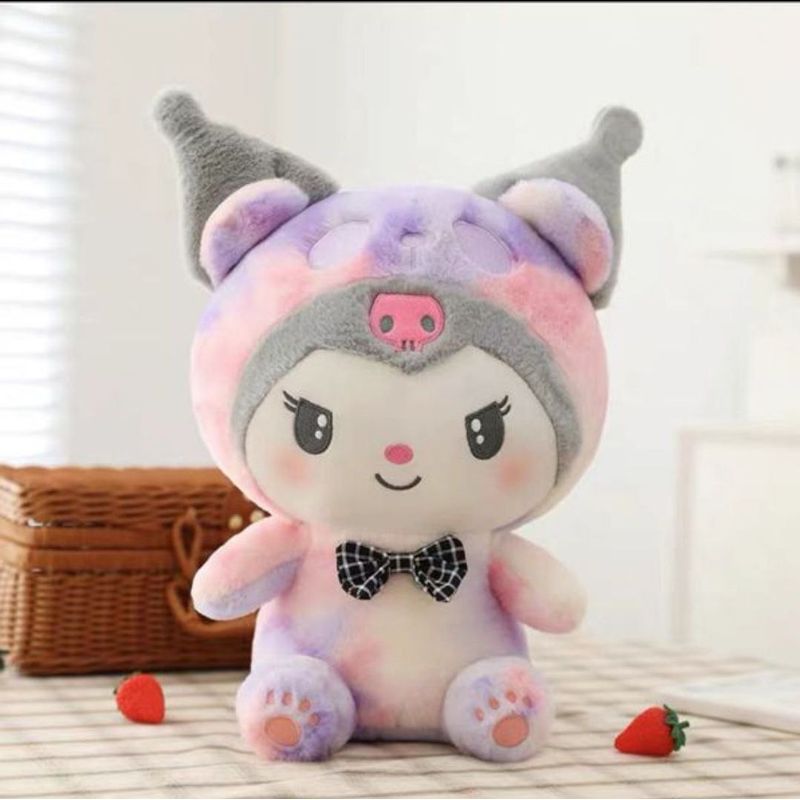 TOPSOC - Peluche Kuromi Hello Kitty 50 Cm