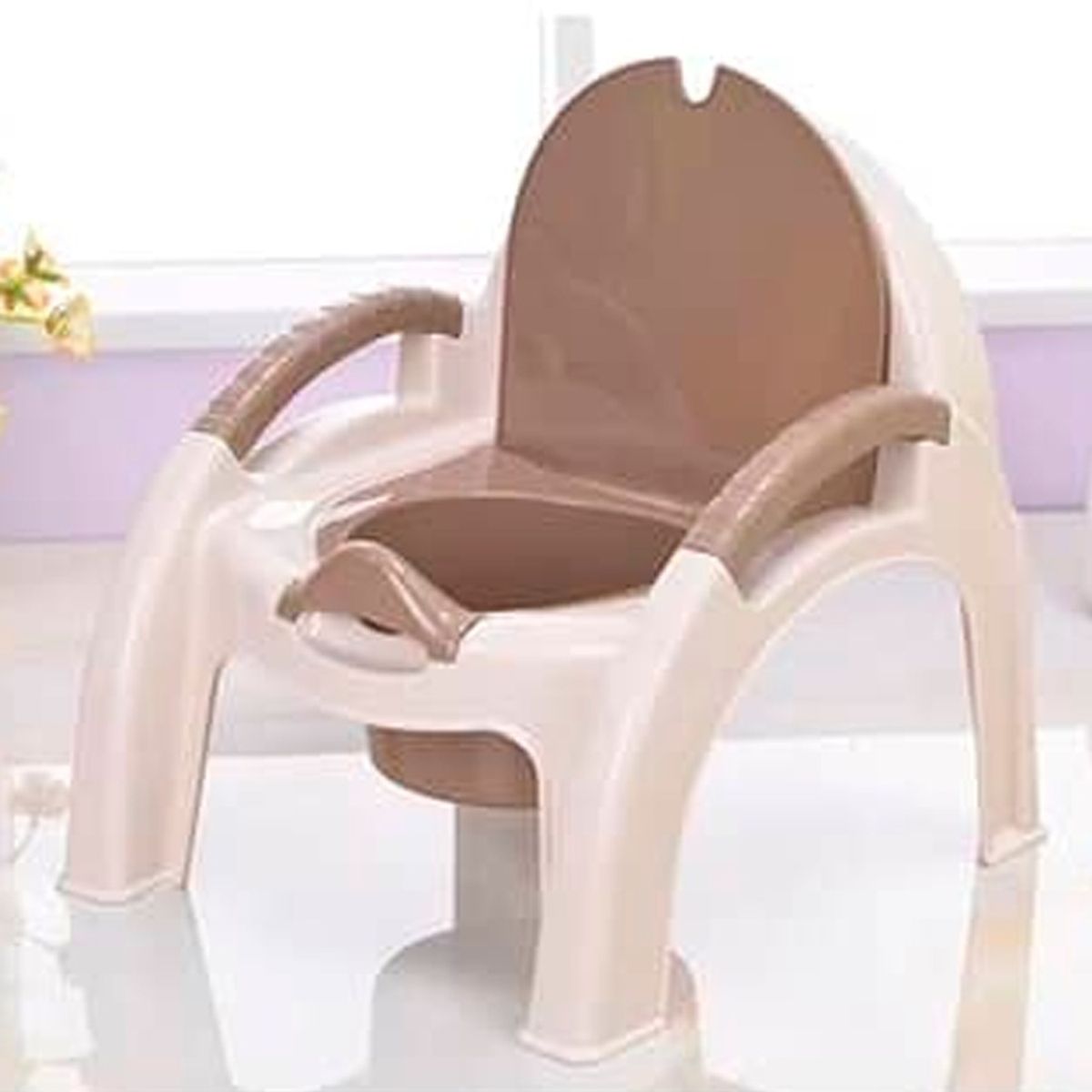 GENERICO - Silla Pélela De Plástico Portátil Con Espaldar Para Bebé